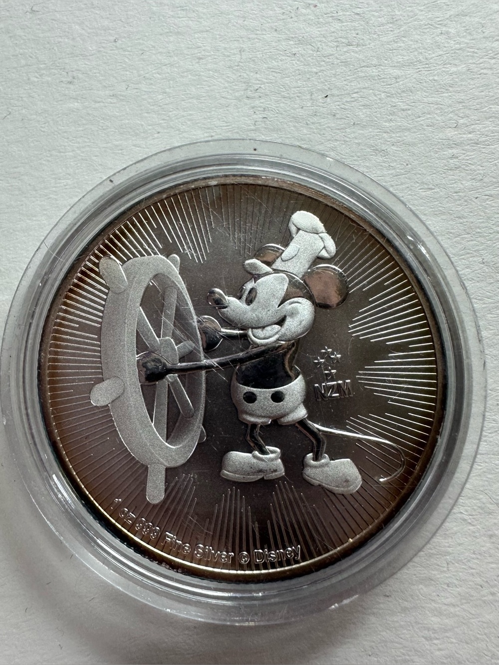 Mickey Mouse Steamboat Willie - Niue 2017 - 1 oz Silver Coin